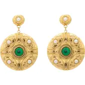 Luxenter Orecchini 'Kiak' verde