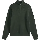 Levi's Pullover 'Housemark Quarter Zip Sweater' verde scuro