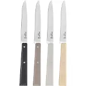 Opinel Bon Appetit 3272 Mineral,set di coltelli da tavola, 4 pezzi