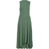 Vila Viscarlet Smanicato Vestito Midi