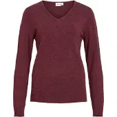 Vila Pullover 'VIRil' rosso scuro