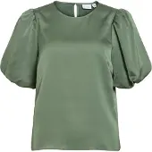 Vila Viellette Round Neck Top A Maniche Corte