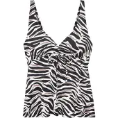 LASCANA Top per tankini crema / nero