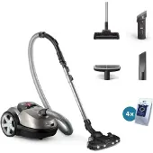 Philips Performer LED Serie 8000 Aspirapolvere con sacco XD8152/12