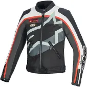 Alpinestars Giacca Idles Off White Flame Red Black