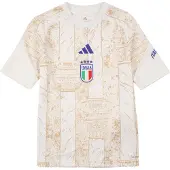 Adidas Maglia funzionale 'Figc' camello / navy / rosso acceso / bianco lana