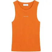OH APRIL Top 'Dara' arancione / bianco