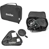 Godox staffa S Bowens + Softbox 60x60cm + Griglia