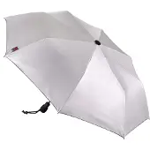 Euroschirm Light Trek Automatic Ombrello grigio/bianco