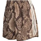 Adidas Pantaloni Corti Snake Print Satin