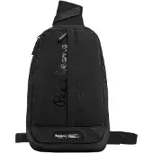 Pepe Jeans per uomo. PM0300029 Marsupio nero Helmer (OSFA), Casual, Poliestere