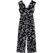 Desigual , Tuta stampata con lettere, Donna, Nero, M