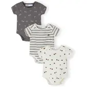 MINOTI Tutina / body per bambino crema / marrone / grigio scuro / nero