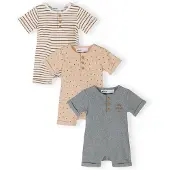 MINOTI Tutina / body per bambino beige / grigio / rosso