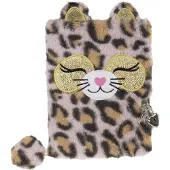 Tinka Diario Pink Leopard W/lock