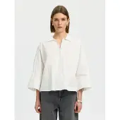 Selected Camicia Con Maniche A 3/4 Donne Bianco 38