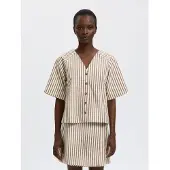 Selected Camicetta Con Maniche A 2/4 Donne Bianco 34