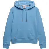 Superdry per donna. W2012667A Felpa Essential Logo, blu (M), Casual, Cotone