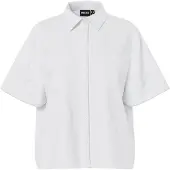 Pieces Camicia A Maniche Corte | Bianco | S