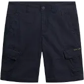 Superdry per uomo. M7110300A Pantaloncini cargo blu navy (28), Casual, Cotone