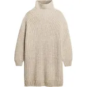 Superdry Vestito Midi A Maniche Lunghe Chunky Rib