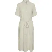 Pieces Vestito Camicia | Beige | M