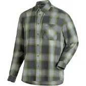 Maier Sports Claas Camicia Uomo (50, olivia/grigio)