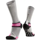 X-socks Hike Discover Crew Calze da trekking (37-38, grigio)