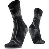 X-socks Trailrun Terraskin Perform Crew Calze da running (39-41, nero)