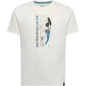La Sportiva Solution T-shirt Uomo (S, bianco/grigio)