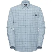 Mammut Lenni Longsleeve Shirt Camicia Uomo (M, grigio)