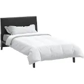 vidaXL piumino 2 in 1 bianco 140 x 220 cm piuma