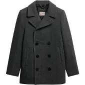 Superdry Cappotto Merchant Wool Blend Pea