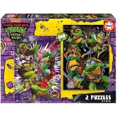 Educa Puzzle Tartarughe Ninja 2x500 Pezzi