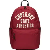 Superdry unisex. W9110429A Zaino rosso Athletic Montana (OSFA), Casual, Poliestere