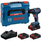 Bosch Trapano a percussione a batteria EXSB18V-90, 3 x EXBA18V-40, L-BOXX 136