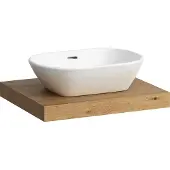 Laufen LANI Plan de toilette, une découpe au centre, 585x495x65mm, H4046411122671, H4046411122671