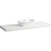 Laufen LANI Plan de toilette, une découpe au centre, 1370x495x65mm, H4046811122601, H4046811122601