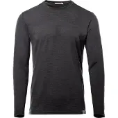 Aclima Lightwool 180 Crewneck Maglia merino Uomo (M, grigio/nero)