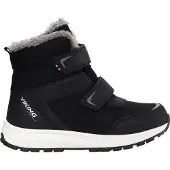 Viking Kid's Equip Warm Waterproof 2V Scarpe invernali Bambini (32, nero)