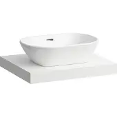 Laufen LANI Plan de toilette, une découpe au centre, 585x495x65mm, H4046411122601, H4046411122601