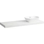 Laufen LANI Plan de toilette, une découpe à droite, 1370x495x65mm, H4046831122601, H4046831122601