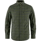 Fjällräven Övik Flannel Shirt Camicia Uomo (S, olivia)