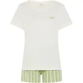 LASCANA Shorty écru / verde chiaro
