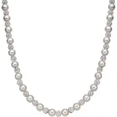 Luxenter Collana 'Zurgrak' grigio argento