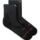 Salewa Women's Eagle Light Quarter Sock Calze casual Donna (42-44, nero)