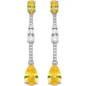 Luxenter Orecchini 'Murbi' giallo / argento