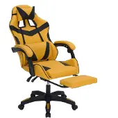 HTI Sedia da gaming Krit Eco giallo-nero