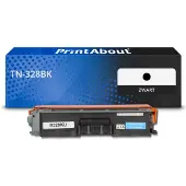 PrintAbout Toner compatibile Brother TN-328BK - Nero Capacità extra-elevata