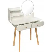 Jumi Toilette con specchio SCANDI cosmetici make-up Cassettiera scandinava